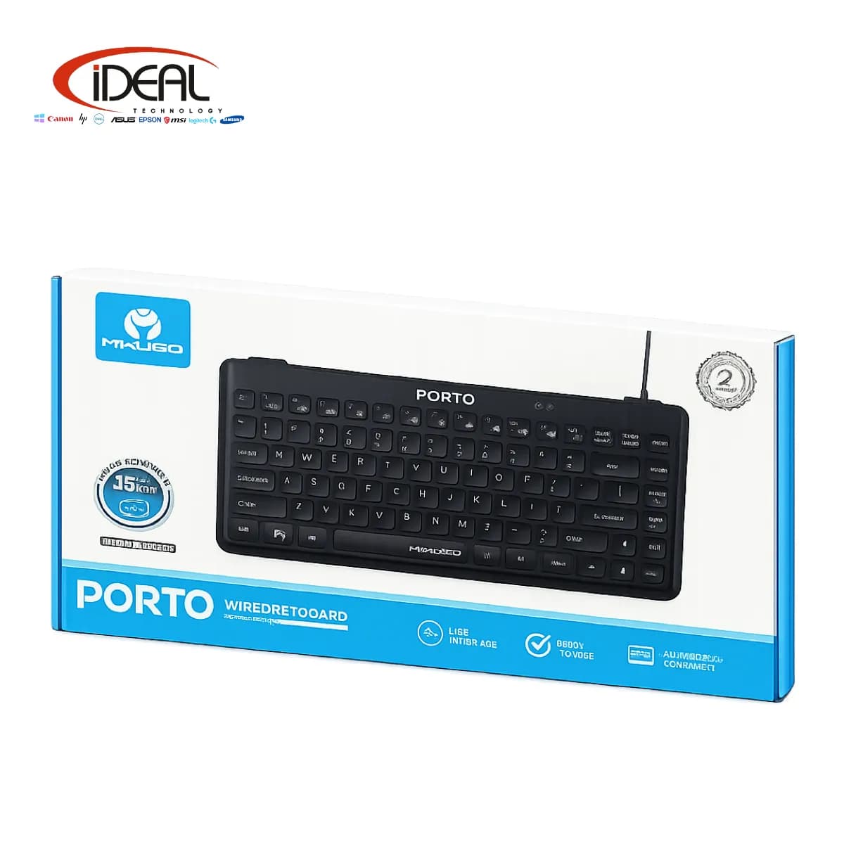 Mikuso Mini USB Keyboard Wired KB-001U